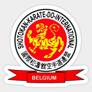 Shotokan Karate Do International Belgium Sticker